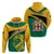 Jamaica Hoodie Jumieka Lion Mix African Pattern - Wonder Print Shop