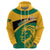 Jamaica Hoodie Jumieka Lion Mix African Pattern - Wonder Print Shop