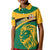 Jamaica Kid Polo Shirt Jumieka Lion Mix African Pattern - Wonder Print Shop