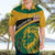 Jamaica Independence Day Hawaiian Shirt Jumieka Lion Mix African Pattern - Wonder Print Shop