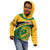 Jamaica Independence Day Kid Hoodie Jumieka Lion Mix African Pattern - Wonder Print Shop