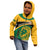 Jamaica Independence Day Kid Hoodie Jumieka Lion Mix African Pattern - Wonder Print Shop