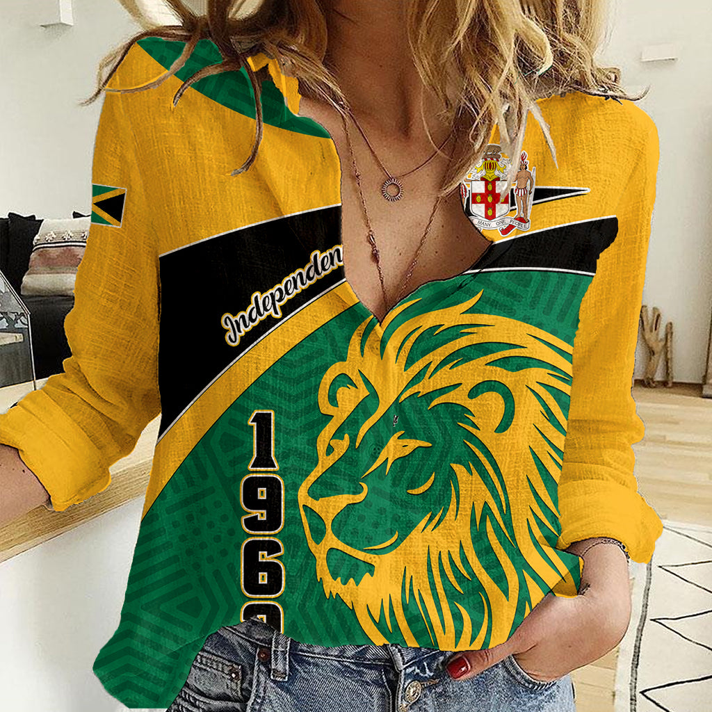 jamaica-independence-day-women-casual-shirt-jumieka-lion-mix-african-pattern