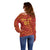 Spain 2024 Football Champions Off Shoulder Sweater Espana La Roja - Wonder Print Shop