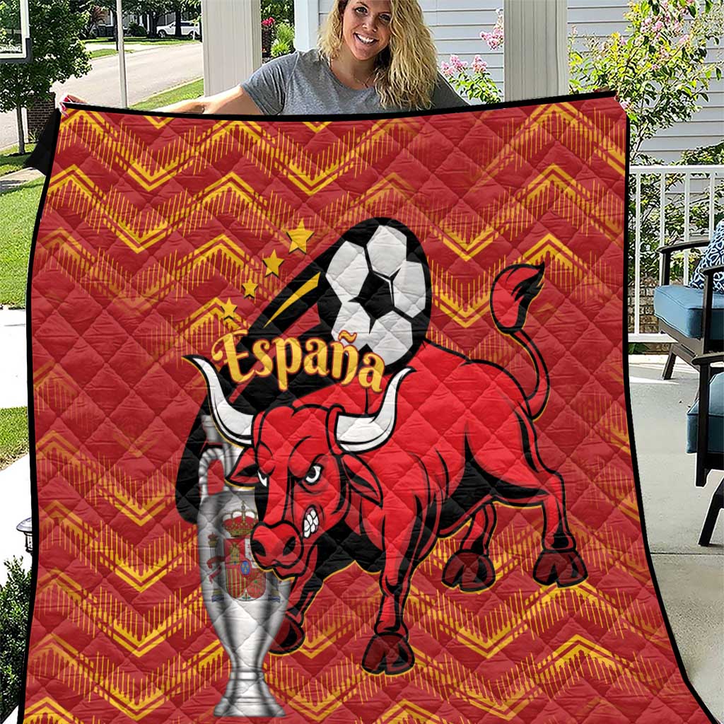 Spain 2024 Football Champions Quilt Espana La Roja