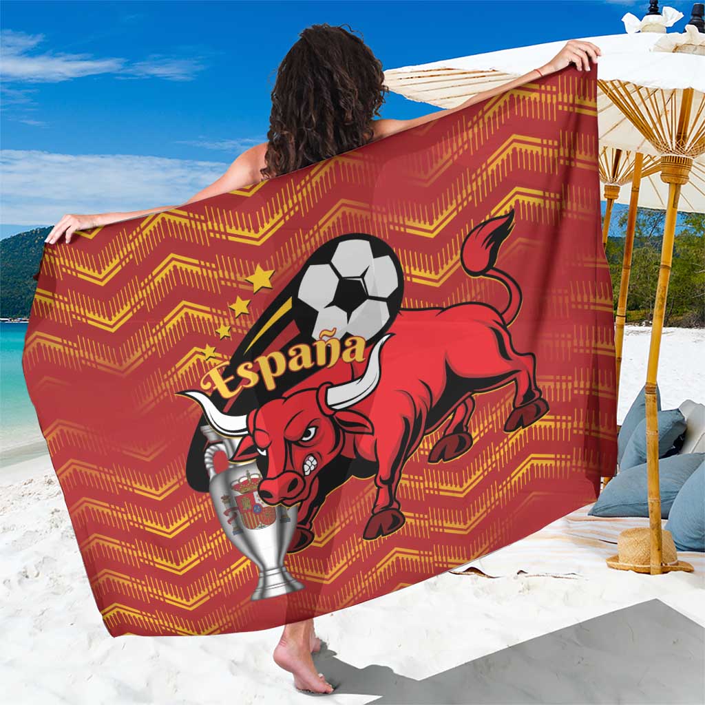 Spain 2024 Football Champions Sarong Espana La Roja - Wonder Print Shop