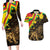 Enkutatash Ethiopia New Year Couples Matching Long Sleeve Bodycon Dress and Hawaiian Shirt Lion of Judah Adey Abeba Flower