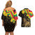 Enkutatash Ethiopia New Year Couples Matching Off Shoulder Short Dress and Hawaiian Shirt Lion of Judah Adey Abeba Flower