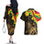 Enkutatash Ethiopia New Year Couples Matching Off The Shoulder Long Sleeve Dress and Hawaiian Shirt Lion of Judah Adey Abeba Flower