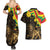 Enkutatash Ethiopia New Year Couples Matching Summer Maxi Dress and Hawaiian Shirt Lion of Judah Adey Abeba Flower