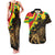 Enkutatash Ethiopia New Year Couples Matching Tank Maxi Dress and Hawaiian Shirt Lion of Judah Adey Abeba Flower