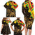 Enkutatash Ethiopia New Year Family Matching Long Sleeve Bodycon Dress and Hawaiian Shirt Lion of Judah Adey Abeba Flower - Wonder Print Shop