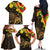 Enkutatash Ethiopia New Year Family Matching Off The Shoulder Long Sleeve Dress and Hawaiian Shirt Lion of Judah Adey Abeba Flower