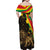 Enkutatash Ethiopia New Year Family Matching Off Shoulder Maxi Dress and Hawaiian Shirt Lion of Judah Adey Abeba Flower