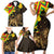 Enkutatash Ethiopia New Year Family Matching Short Sleeve Bodycon Dress and Hawaiian Shirt Lion of Judah Adey Abeba Flower - Wonder Print Shop