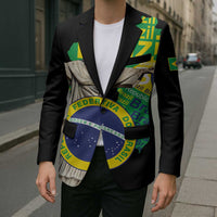 Personalized Brazil Christ the Redeemer Blazer Brasil Map Unique Stylized - Wonder Print Shop