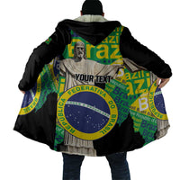 Personalized Brazil Christ the Redeemer Cloak Brasil Map Unique Stylized - Wonder Print Shop