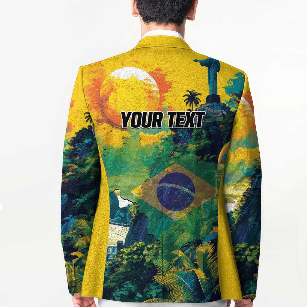 Personalized Brazil Sete de Setembro Blazer Brasil Rio de Janeiro Art Style - Wonder Print Shop