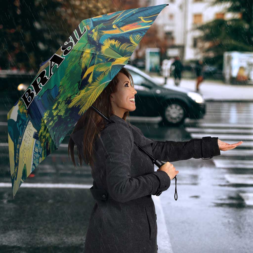 Brazil Sete de Setembro Umbrella Brasil Rio de Janeiro Art Style - Wonder Print Shop