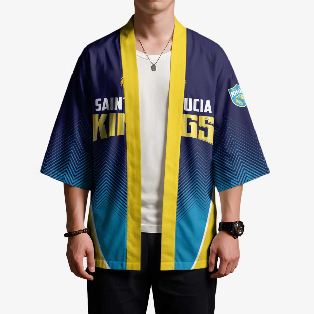 Custom St Lucia Kings Cricket Kimono Beinspired Come On - Wonder Print Shop