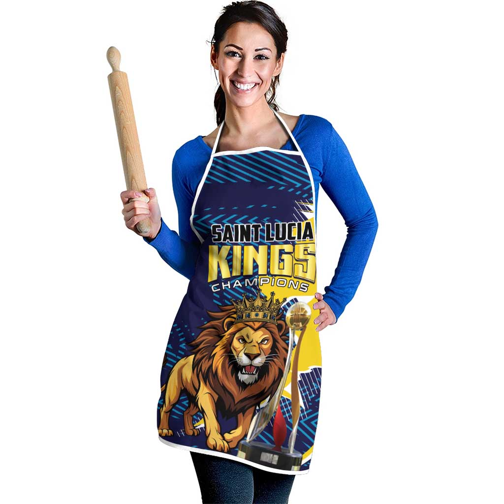 Kings Saint Lucia Champions Cricket Apron St Lucia Glory Awaits - Wonder Print Shop