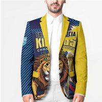 Custom Kings Saint Lucia Champions Cricket Blazer St Lucia Glory Awaits - Wonder Print Shop