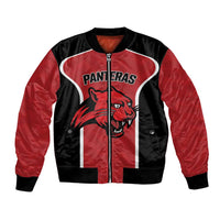 Panteras Guatemala Rugby Custom Bomber Jacket Siempre Fuertes Siempre Panteras - Wonder Print Shop