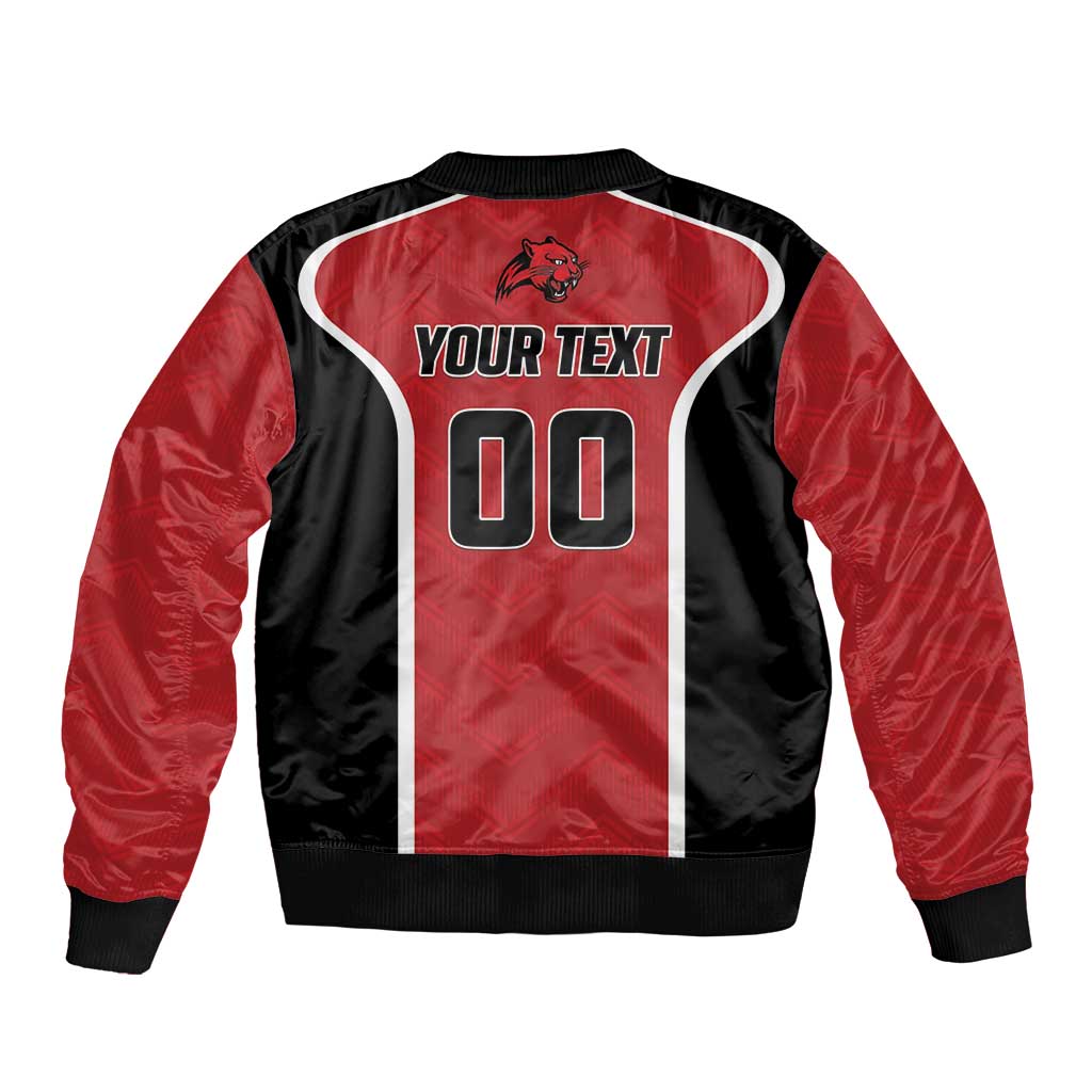 Panteras Guatemala Rugby Custom Bomber Jacket Siempre Fuertes Siempre Panteras - Wonder Print Shop