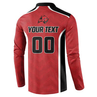 Panteras Guatemala Rugby Custom Button Sweatshirt Siempre Fuertes Siempre Panteras - Wonder Print Shop