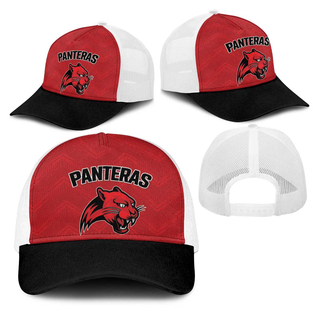 Panteras Guatemala Rugby Mesh Trucker Cap Siempre Fuertes Siempre Panteras - Wonder Print Shop