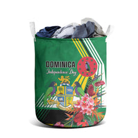 Dominica Independence Day Laundry Basket Tropical Bouquets