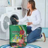 Dominica Independence Day Laundry Basket Tropical Bouquets