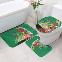 Dominica Independence Day Bathroom Set Tropical Bouquets