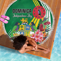 Dominica Independence Day Beach Blanket Tropical Bouquets