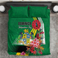 Dominica Independence Day Bedding Set Tropical Bouquets