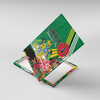 Dominica Independence Day Canvas Wall Art Tropical Bouquets