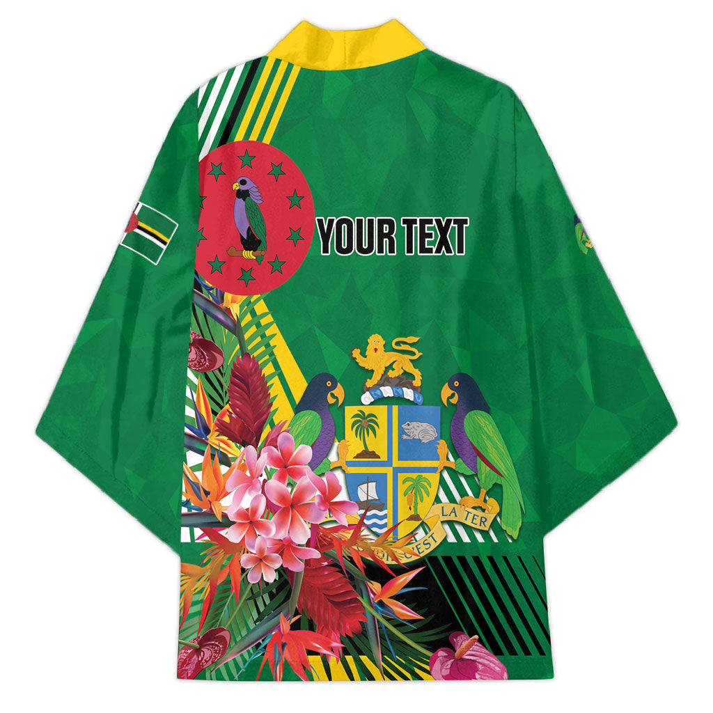 Personalized Dominica Independence Day Kimono Tropical Bouquets