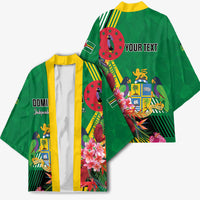 Personalized Dominica Independence Day Kimono Tropical Bouquets