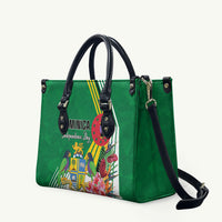 Dominica Independence Day Leather Bag Tropical Bouquets