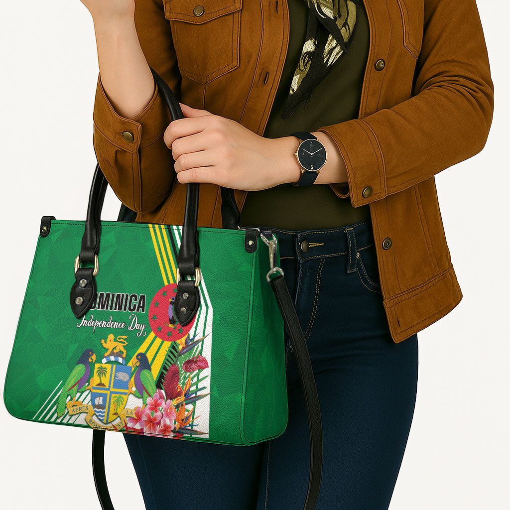 Dominica Independence Day Leather Bag Tropical Bouquets
