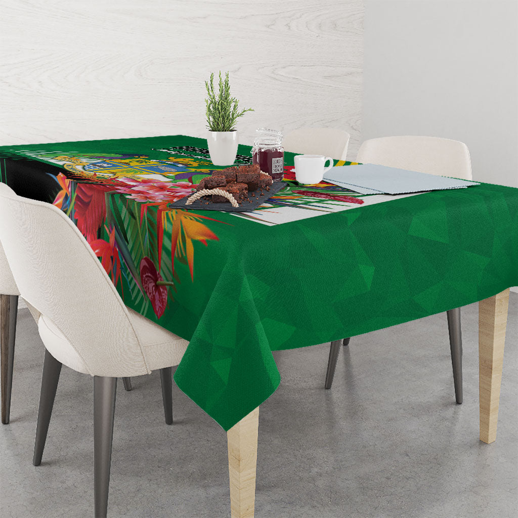 Dominica Independence Day Tablecloth Tropical Bouquets