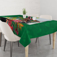 Dominica Independence Day Tablecloth Tropical Bouquets