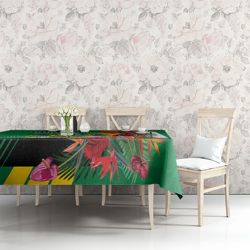 Dominica Independence Day Tablecloth Tropical Bouquets