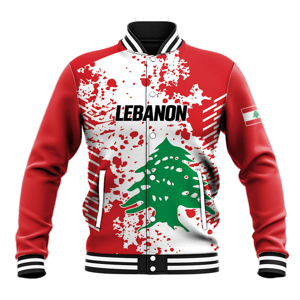 Personalized Lebanese Independence Day Baseball Jacket Lebanon Tree Symbol