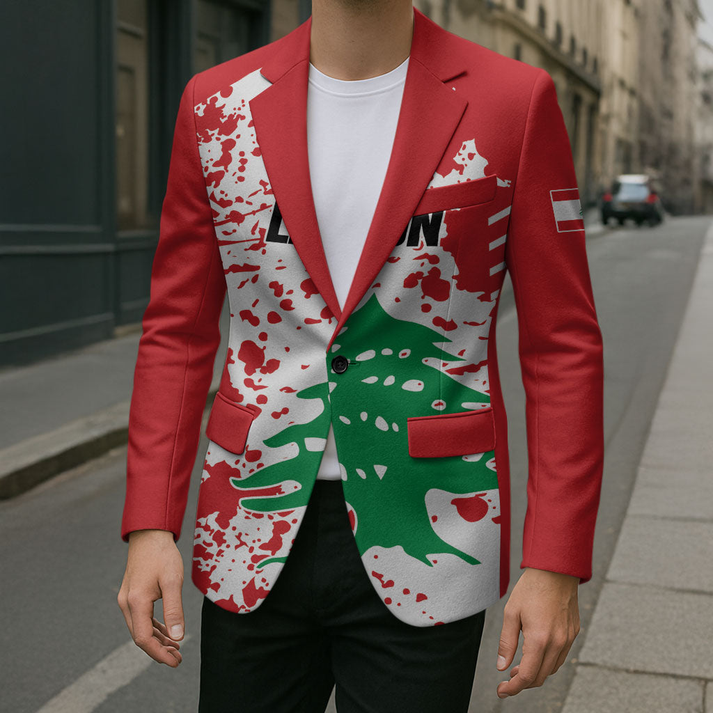 Personalized Lebanese Independence Day Blazer Lebanon Tree Symbol