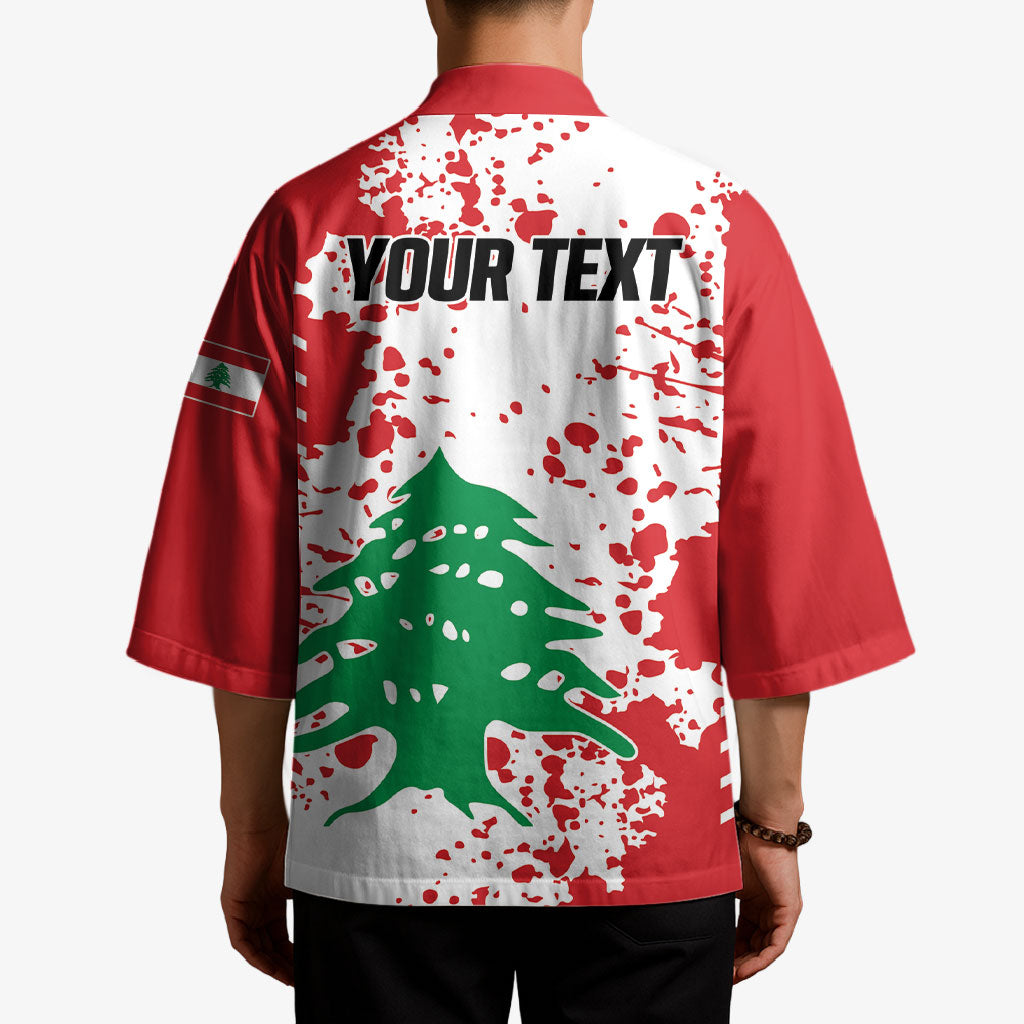 Personalized Lebanese Independence Day Kimono Lebanon Tree Symbol