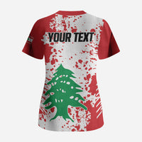 Personalized Lebanese Independence Day Scrub Top Lebanon Tree Symbol