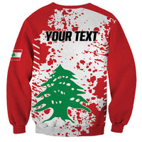 Personalized Lebanese Independence Day Sweatshirt Lebanon Tree Symbol