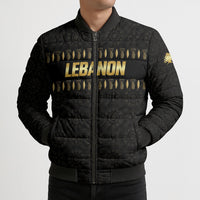Custom Lebanon Football Bomber Puffer Jacket Luxury Version