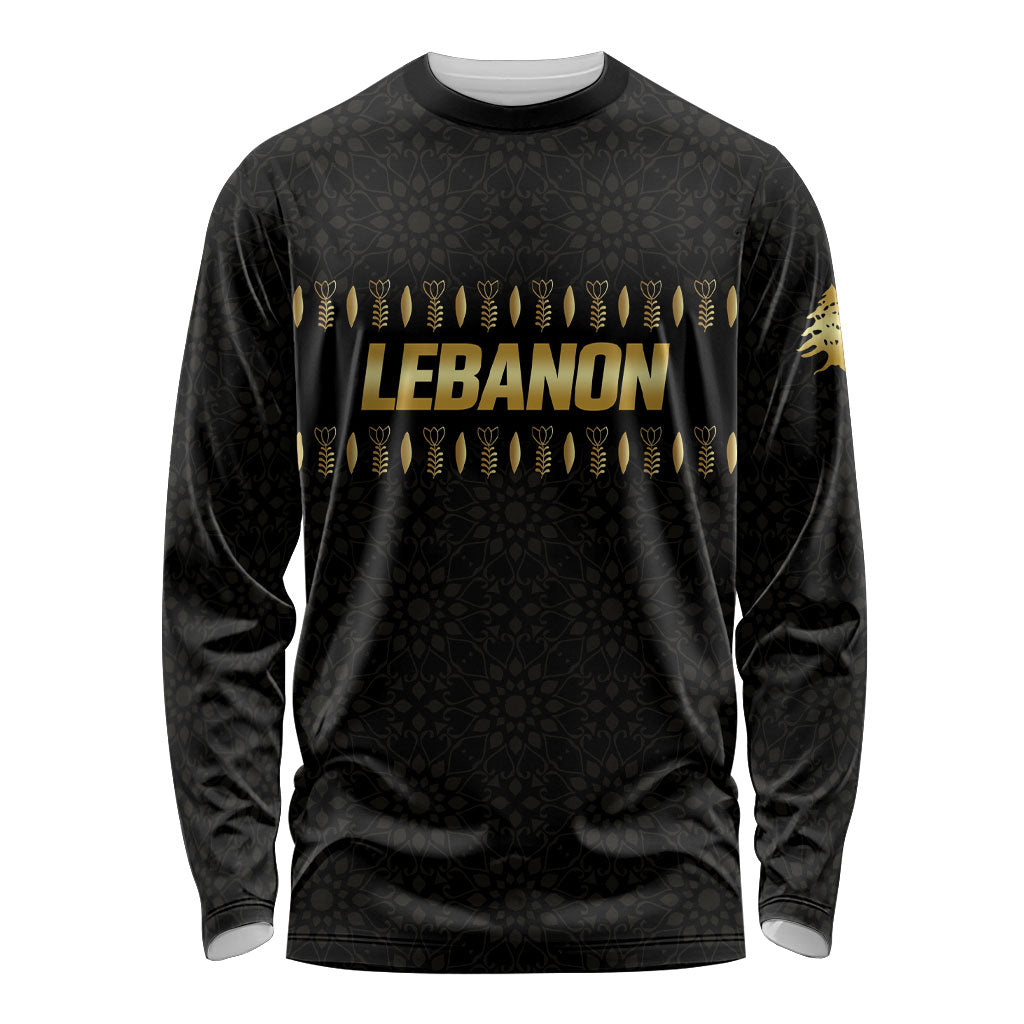 Custom Lebanon Football Long Sleeve Shirt Luxury Version